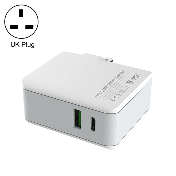 LDNIO A4403C 30W PD + Auto-id Foldable Fast Travel Charger with 1m Micro USB Cable, EU Plug, with Micro USB Cable, 30W with Micro USB Cable