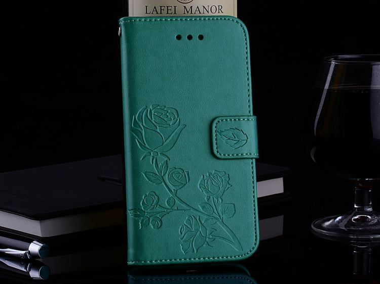 For Huawei Mate 10 Lite Rose Embossed Horizontal Flip Environmental PU Leather Case with Holder & Card Slots & Wallet, For Mate 10 Lite, For Huawei Mate 10 Lite, For HAW0148_B1, Huawei Mate 10 Lite