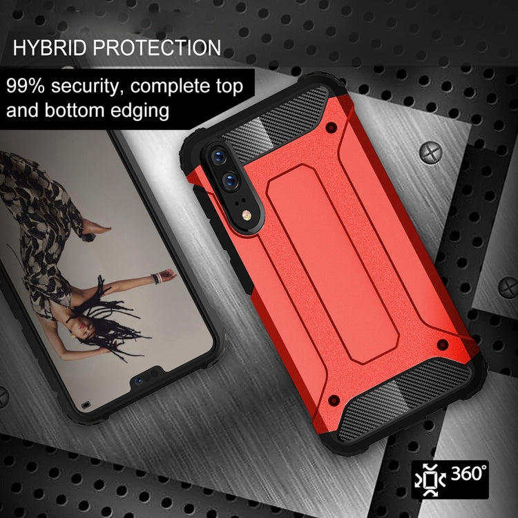 For Huawei  P20 Full-body Rugged TPU + PC Combination Back Cover Case , For Huawei P20, Huawei P20