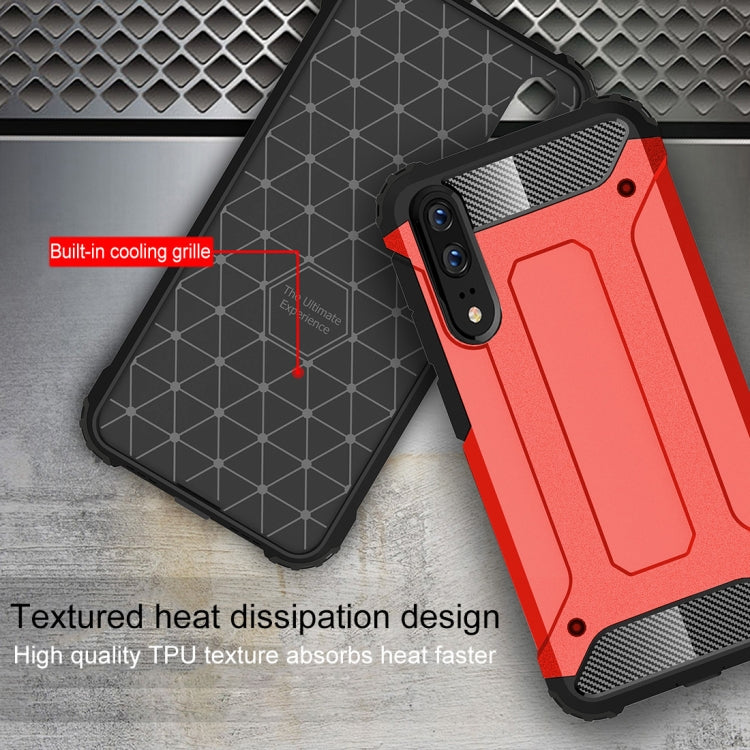 For Huawei  P20 Full-body Rugged TPU + PC Combination Back Cover Case , For Huawei P20, Huawei P20