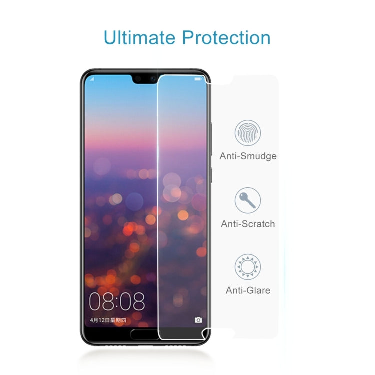 10 PCS for Huawei P20 0.26mm 9H Surface Hardness 2.5D Explosion-proof Tempered Glass Screen Film, For P20