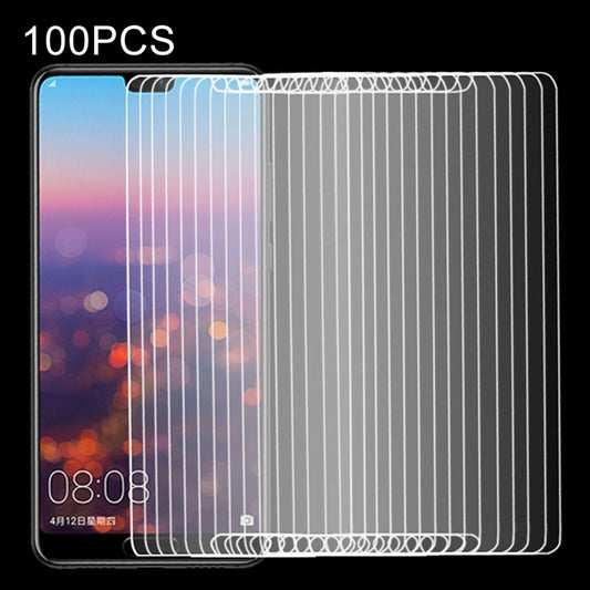 100 PCS for Huawei P20 0.26mm 9H Surface Hardness 2.5D Explosion-proof Tempered Glass Screen Film, For P20