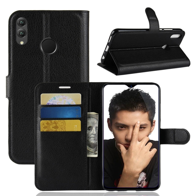 Litchi Texture Horizontal Flip Leather Case for Huawei Honor 8X, with Holder & Card Slots & Wallet & Photo Frame, Huawei Honor 8X, For Honor 8X
