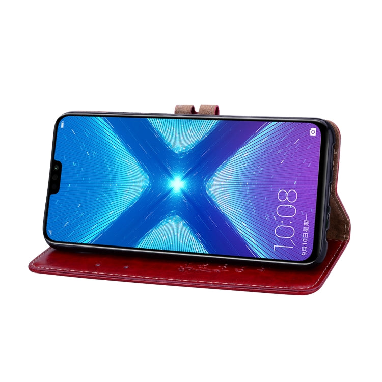 Business Style Oil Wax Texture Horizontal Flip Leather Case for Huawei Honor 8X, with Holder & Card Slots & Wallet, For Huawei Honor 8X