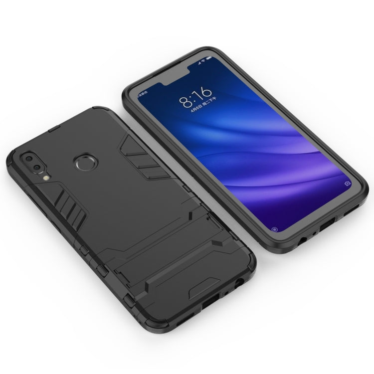 Shockproof PC + TPU Case for Huawei Y9 (2019) / Enjoy 9 Plus, with Holder, For Huawei Y9 (2019) / Enjoy 9 Plus, For Huawei Y9 (2019)