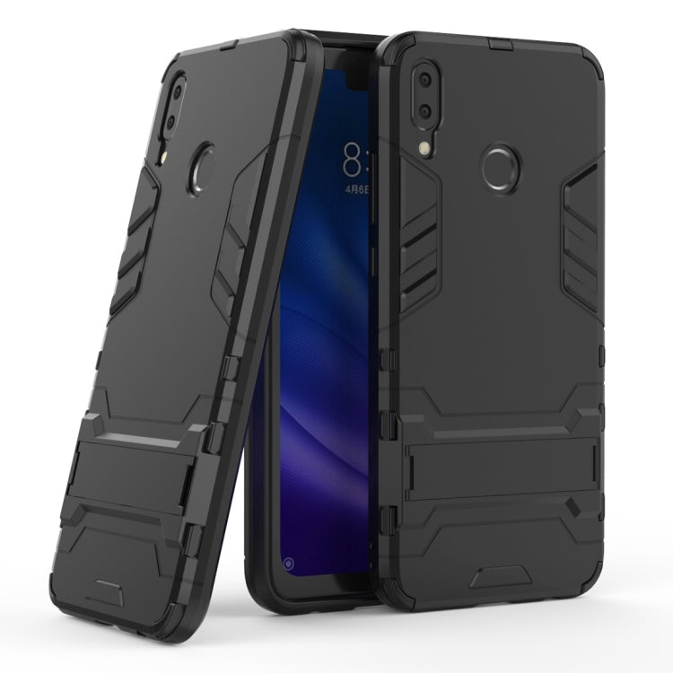 Shockproof PC + TPU Case for Huawei Y9 (2019) / Enjoy 9 Plus, with Holder, For Huawei Y9 (2019) / Enjoy 9 Plus, For Huawei Y9 (2019)
