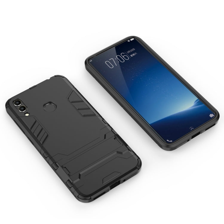 Shockproof PC + TPU Case for Huawei Honor 8C, with Holder, For Huawei Honor 8C, For Honor 8C