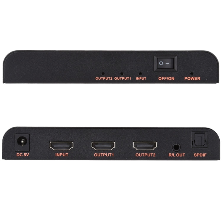 CY-041 1X2 HDMI 2.0 4K/60Hz Splitter, EU Plug, 1X2