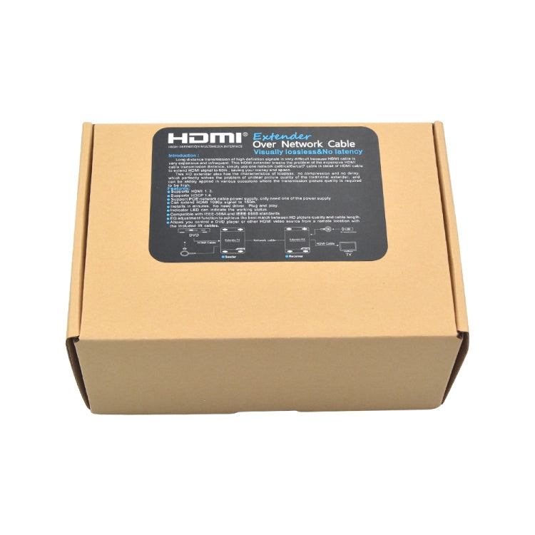 150m Over Network Cable Visual Lossless & No Delay HDMI Extender, 150m