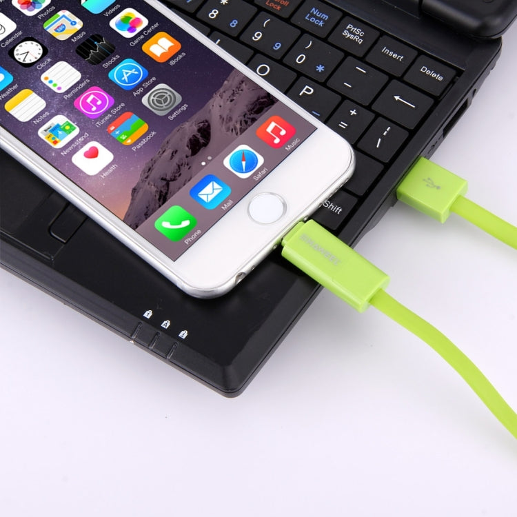 HAWEEL 1m 2 in 1 Micro USB & 8 Pin to USB Data Sync Charge Cable, 2 in 1 Cable in two connectors, 2 in 1