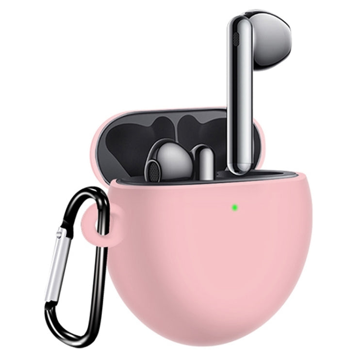 For Huawei Freebuds 4 Full Coverage Waterproof Silicone Wireless Earphone Protective Case with Hook Up