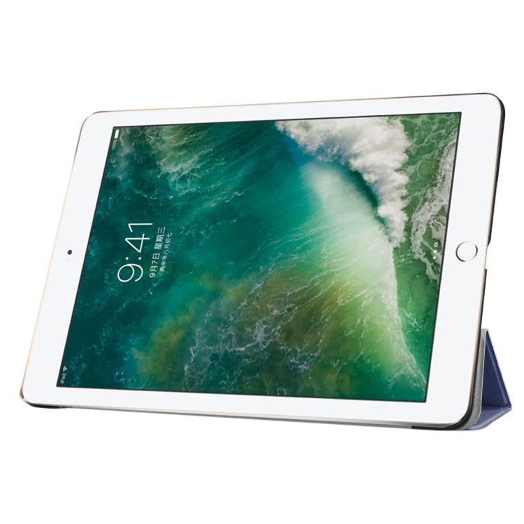 For iPad 9.7 (2018) & iPad 9.7 (2017) Custer Texture Horizontal Flip Leather Case with Three-folding Holder & Sleep / Wake-up Function, For iPad 9.7 (2018) & iPad 9.7 (2017), For iPad 9.7 (2018), For iPad 9.7 inch 2017