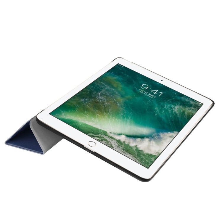 For iPad 9.7 (2018) & iPad 9.7 (2017) Custer Texture Horizontal Flip Leather Case with Three-folding Holder & Sleep / Wake-up Function, For iPad 9.7 (2018) & iPad 9.7 (2017), For iPad 9.7 (2018), For iPad 9.7 inch 2017