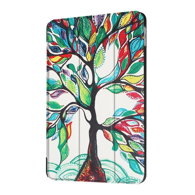 For iPad 9.7 (2018) & iPad 9.7 (2017) Cross Texture Painting  Pattern Horizontal Flip Leather Case with Three-folding Holder, IP7D1011A, IP7D1011B, IP7D1011C, IP7D1011D, IP7D1011E, IP7D1011F, IP7D1011G, IP7D1011H, IP7D1011J, IP7D1011K