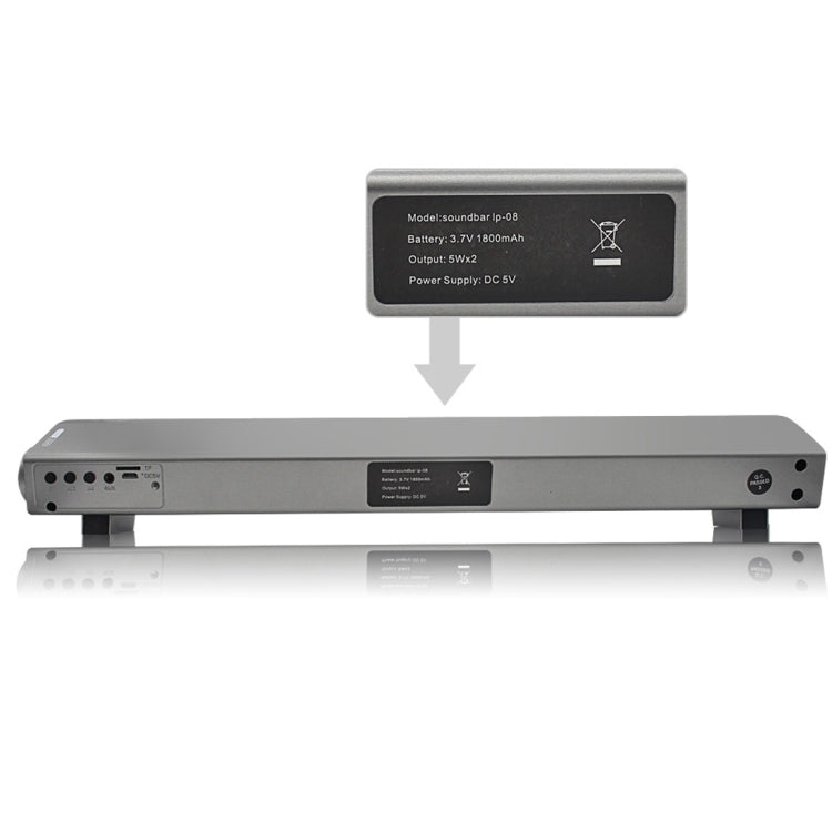Soundbar LP-08 (CE0150) USB MP3 Player 2.1CH Bluetooth Wireless Sound Bar Speaker, CE0150 Silver, CE0150 Black, CE0150 Gold