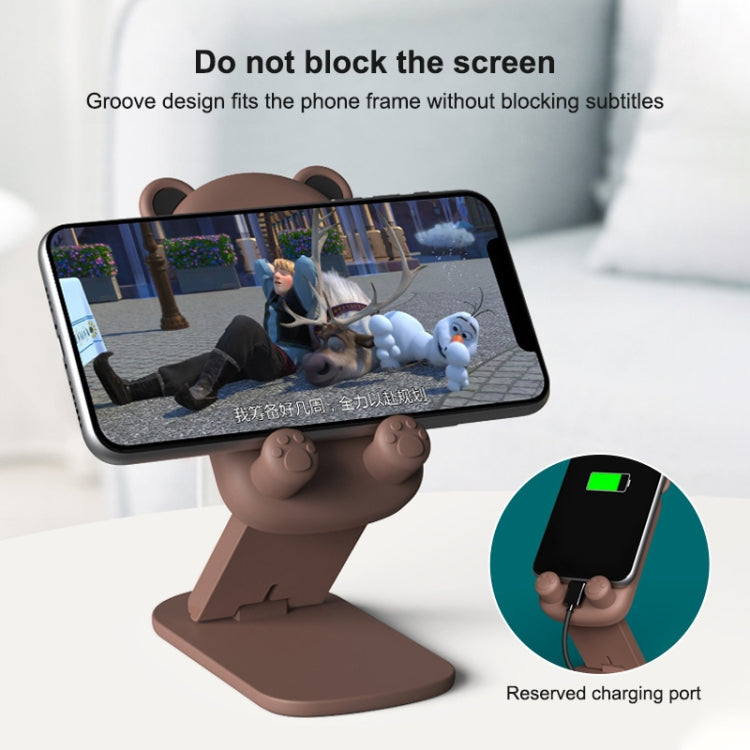 DK-XX-111 Cartoon Animal Retractable Phone Lazy Bracket Foldable Desktop Holder
