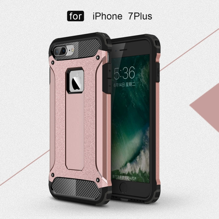 For iPhone 8 Plus & 7 Plus   Tough Armor TPU + PC Combination Case, For iPhone 7 Plus, For iPhone 8P & 7P
