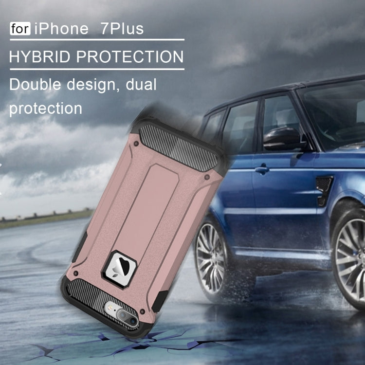 For iPhone 8 Plus & 7 Plus   Tough Armor TPU + PC Combination Case, For iPhone 7 Plus, For iPhone 8P & 7P