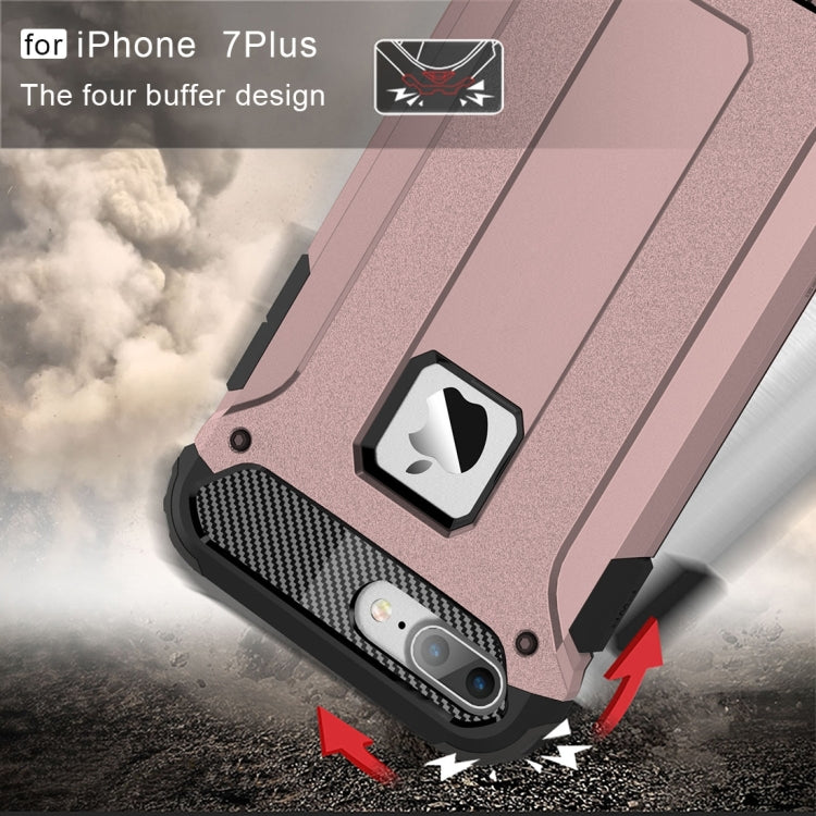 For iPhone 8 Plus & 7 Plus   Tough Armor TPU + PC Combination Case, For iPhone 7 Plus, For iPhone 8P & 7P