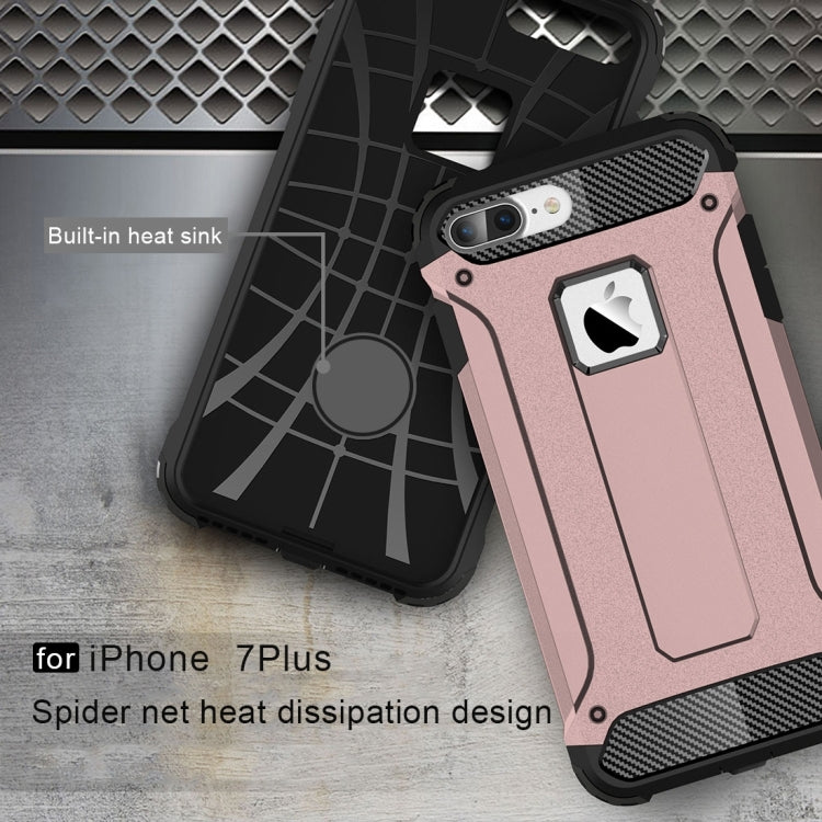 For iPhone 8 Plus & 7 Plus   Tough Armor TPU + PC Combination Case, For iPhone 7 Plus, For iPhone 8P & 7P