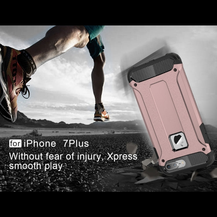 For iPhone 8 Plus & 7 Plus   Tough Armor TPU + PC Combination Case, For iPhone 7 Plus, For iPhone 8P & 7P