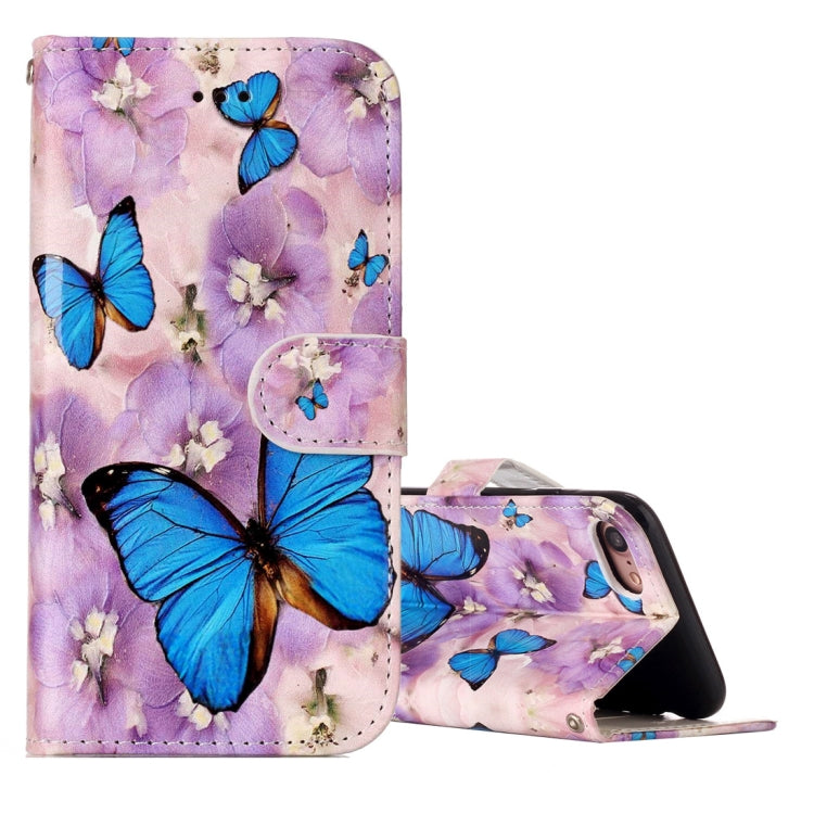 For iPhone 8 & 7 Embossed Horizontal Flip Leather Case with Holder & Card Slots & Wallet & Photo Frame, For iPhone SE 2020 & 8 & 7, For 8 & 7