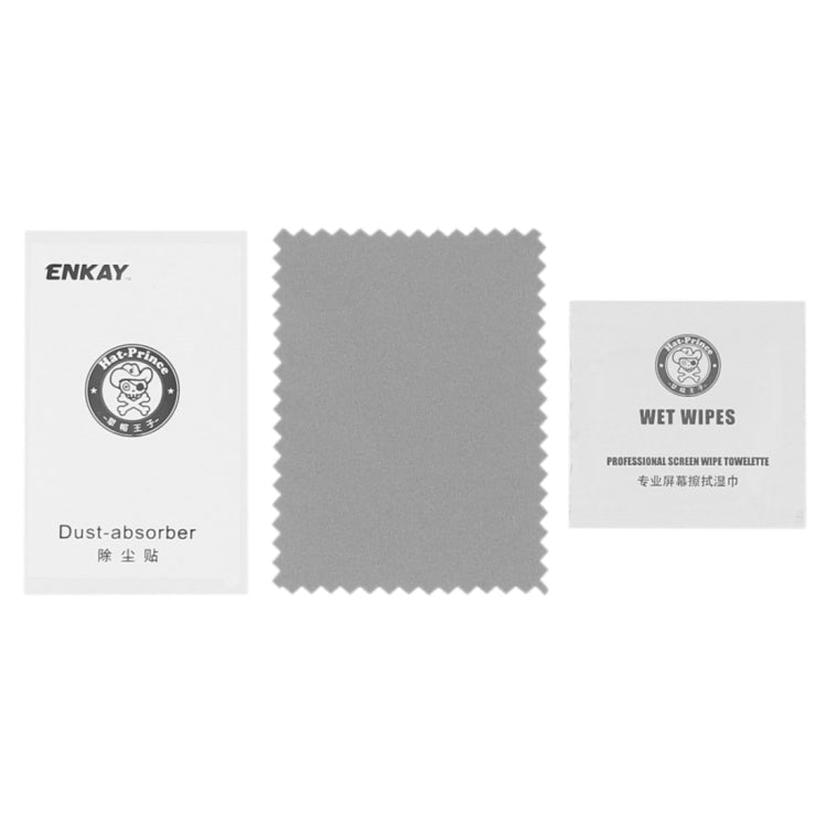 For iPhone X ENKAY Hat-Prince 0.26mm 9H Surface Hardness 3D Explosion-proof Full Screen Curved Heat Bending Tempered Glass Screen Film, For X (0.2mm 3D)