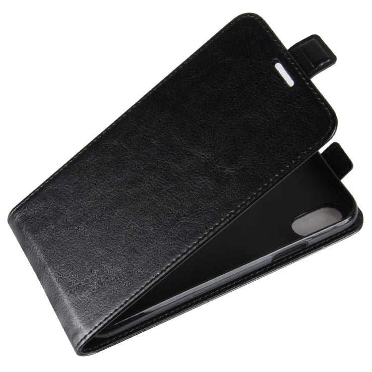 For iPhone X / XS Crazy Horse Texture Vertical Flip Leather Case with Card Slot & Photo Frame, For iPhone X, For iPhone X / XS