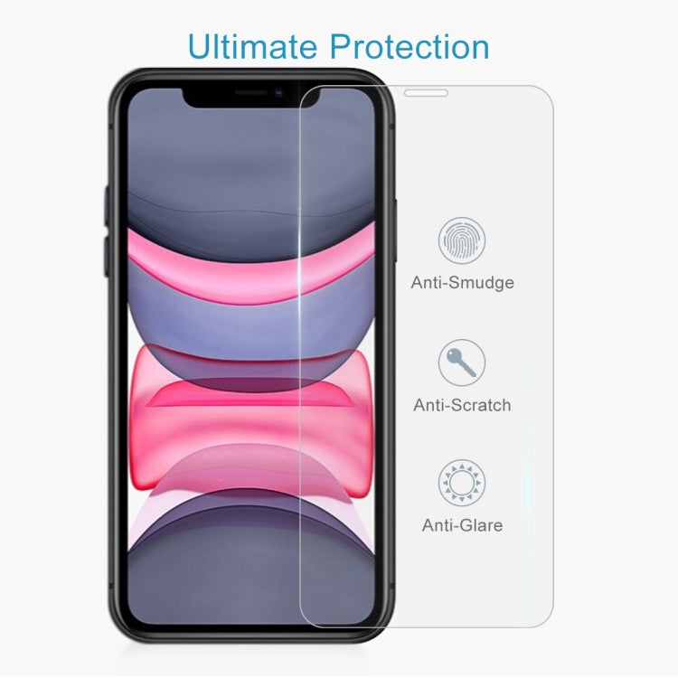 For iPhone 11 / XR 2pcs 0.26mm 9H 2.5D Tempered Glass Film, For iPhone 11 / XR(2 PCS)