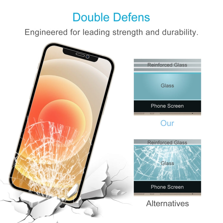 For iPhone 12 / 12 Pro 0.26mm 9H 2.5D Tempered Glass Film (Open Hole), For iPhone 12 / 12 Pro