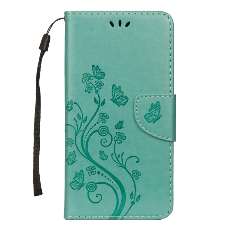 For iPhone XR Embossed Butterfly Pattern Horizontal Flip Leather Case with Card Slot & Holder & Wallet & Lanyard, For XR