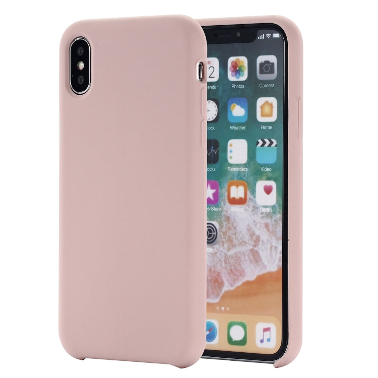For iPhone XS Max Four Corners Full Coverage Liquid Silicone Protective Case Back Cover, XS Max, For XS Plus, For XS Max