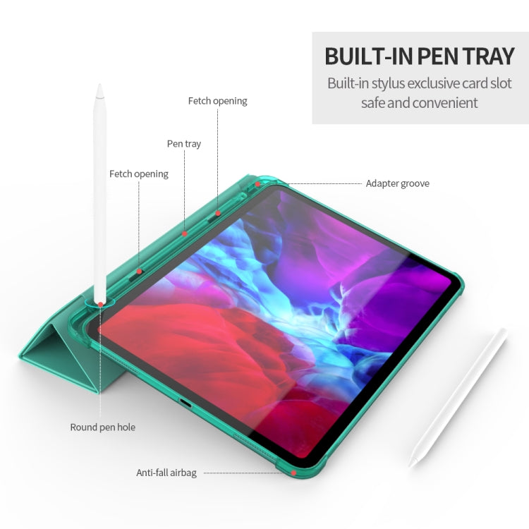 Multi-folding TPU Leather Tablet Case for iPad Pro 11 2022 / 2021 / 2020 / 2018, For iPad Pro 11 2022 / 2021 / 2020 / 2022, For iPad Pro 11 2022 / 2021 / 2020 / 2021, For iPad Pro 11 2022 / 2021 / 2020 / 2020, For iPad Pro 11 2022 / 2021 / 2020 / 2019 ...