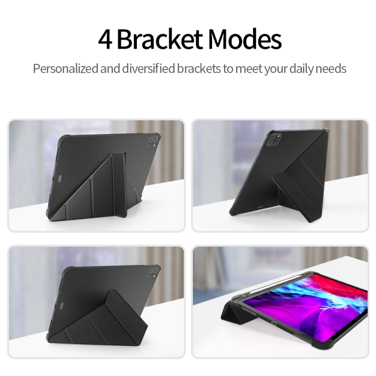 Multi-folding TPU Leather Tablet Case for iPad Pro 11 2022 / 2021 / 2020 / 2018, For iPad Pro 11 2022 / 2021 / 2020 / 2022, For iPad Pro 11 2022 / 2021 / 2020 / 2021, For iPad Pro 11 2022 / 2021 / 2020 / 2020, For iPad Pro 11 2022 / 2021 / 2020 / 2019 ...