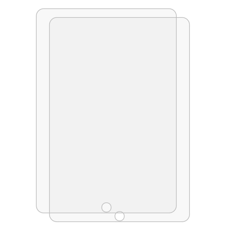 2 PCS For iPad 10.2 2021 / 2020 / 2019 9H Straight Edge Explosion-proof Tempered Glass Film, For iPad 10.2 2021 / 2020 / 2019