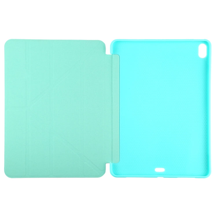 Millet Texture PU+ Silicone Full Coverage Leather Case with Multi-folding Holder for iPad Air (2020) 10.9 inch, For iPad Air (2020) 10.9 inch