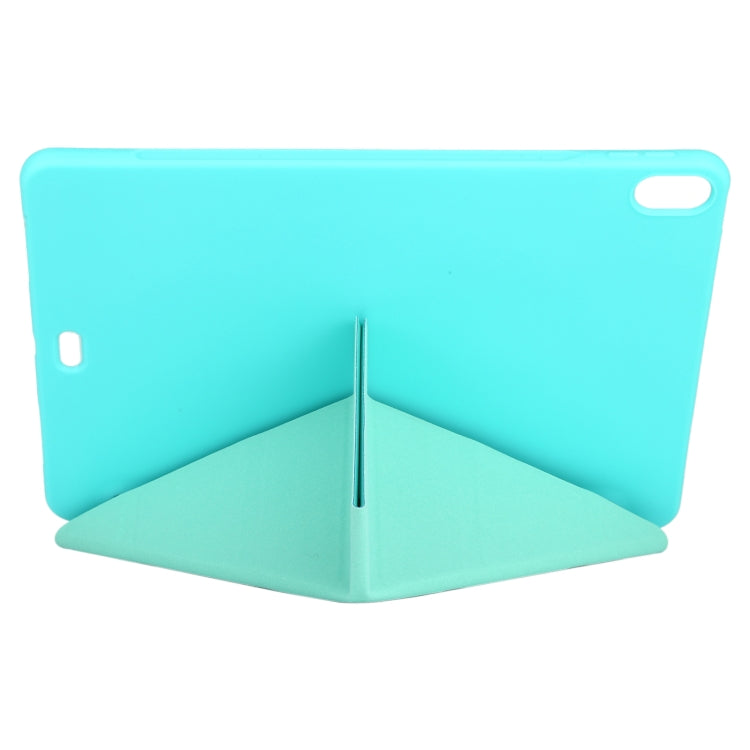 Millet Texture PU+ Silicone Full Coverage Leather Case with Multi-folding Holder for iPad Air (2020) 10.9 inch, For iPad Air (2020) 10.9 inch