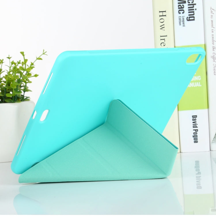 Millet Texture PU+ Silicone Full Coverage Leather Case with Multi-folding Holder for iPad Air (2020) 10.9 inch, For iPad Air (2020) 10.9 inch