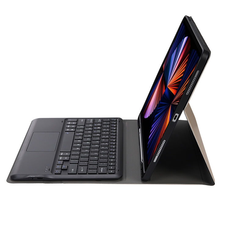 A12B-A Ultra-thin ABS Detachable Bluetooth Keyboard Tablet Case with Touchpad & Pen Slot & Holder for iPad Air 13 2024 / 2025 / Pro 12.9 2021