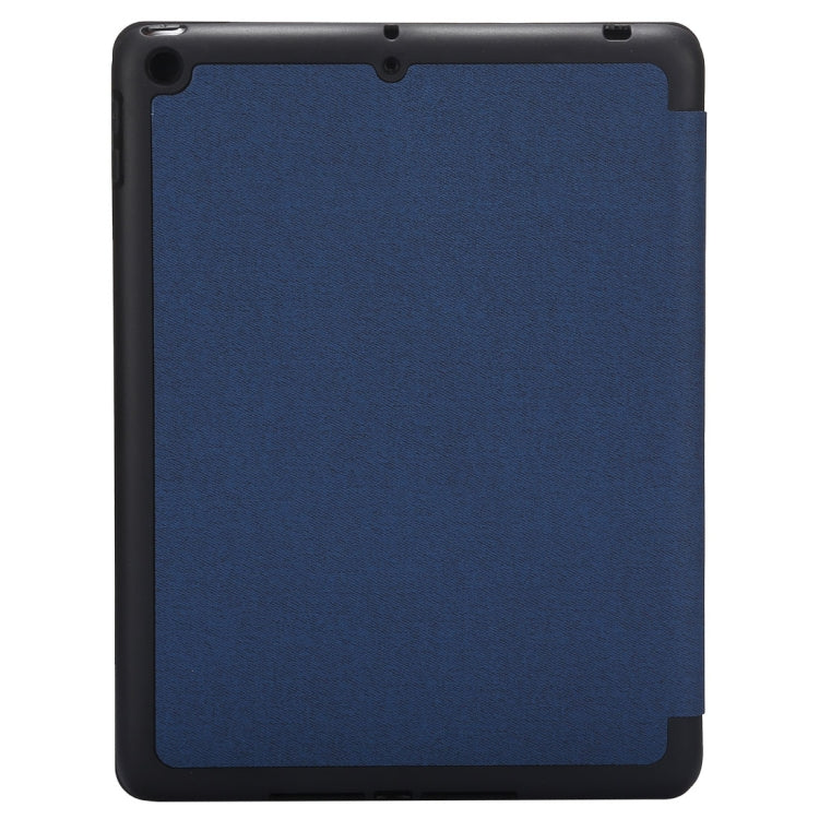 Cloth Texture Pattern Horizontal Flip Leather Case for iPad Pro 10.5 inch ,with Three-folding Holder & Pen Slots , For  iPad Pro 10.5, For iPad Pro 10.5