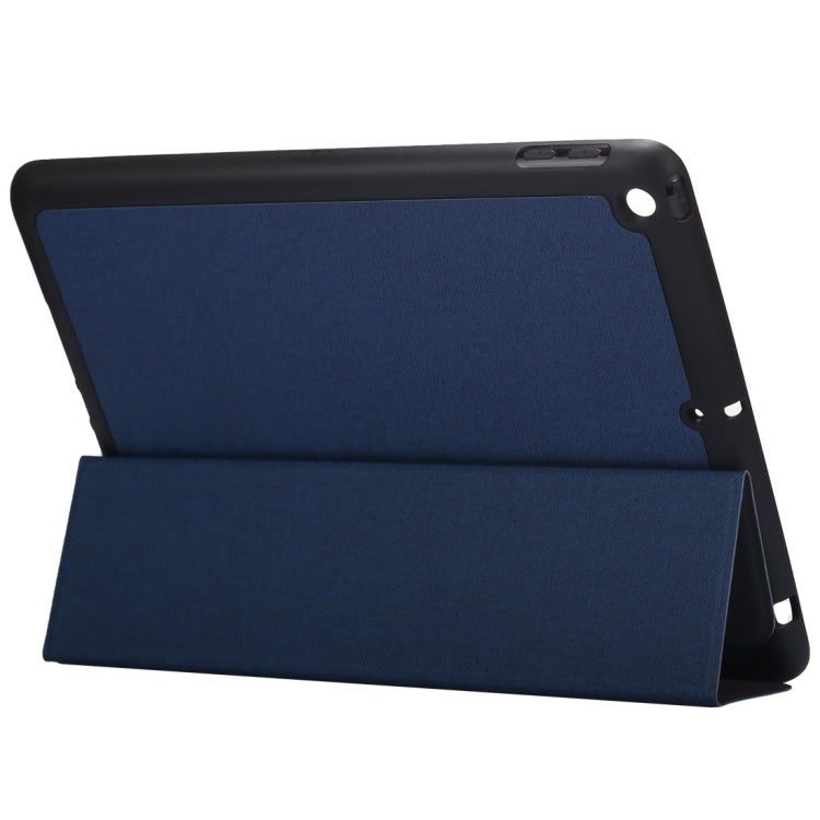 Cloth Texture Pattern Horizontal Flip Leather Case for iPad Pro 10.5 inch ,with Three-folding Holder & Pen Slots , For  iPad Pro 10.5, For iPad Pro 10.5