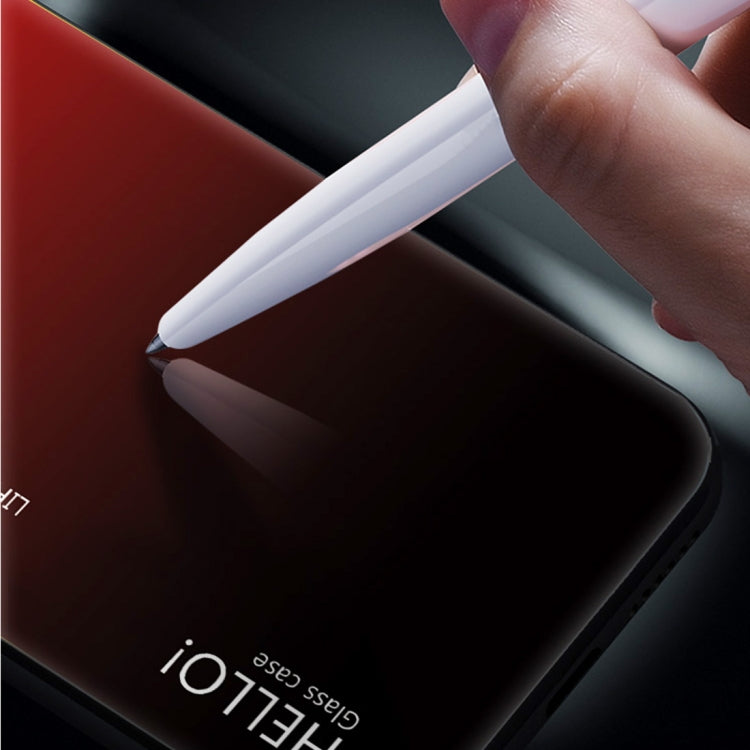 For iPhone X / XS Gradient Color Glass Case, iPhone X / XS
