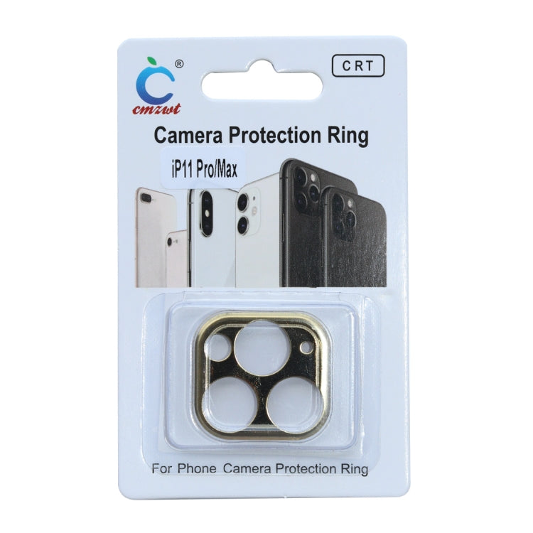 Aluminum Alloy Camera Lens Protector for iPhone 11 Pro / 11 Pro Max, For iPhone 11 Pro, For iPhone 11 Pro (Blue), For iPhone 11 Pro (Red), For iPhone 11 Pro (Rose Gold), For iPhone 11 Pro (Silver), For iPhone 11 Pro (Black)