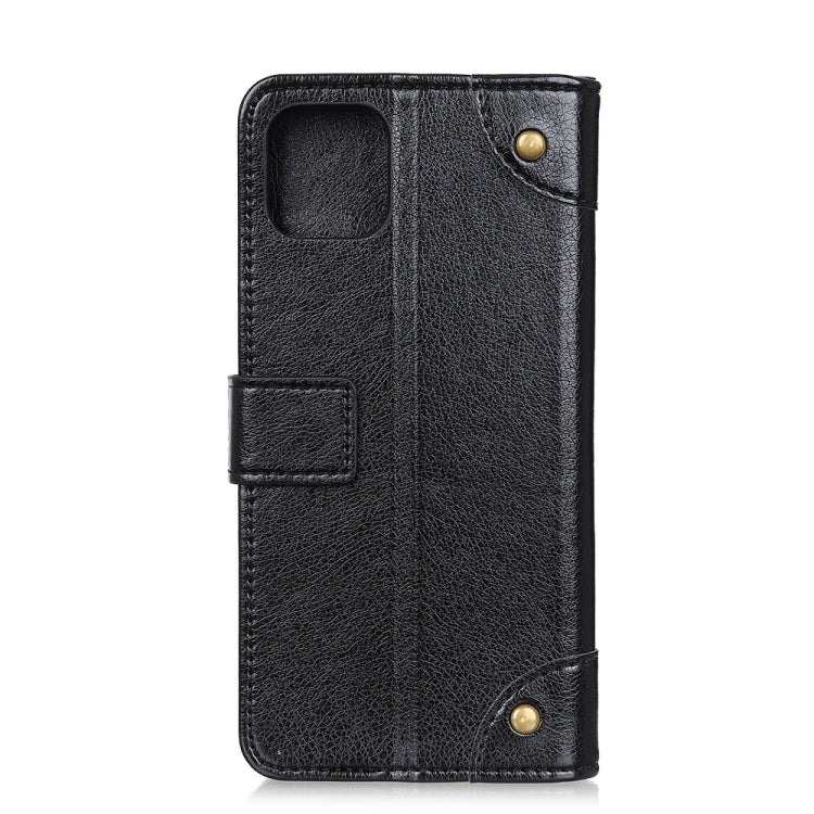 For iPhone 11 Pro Max Copper Buckle Nappa Texture Horizontal Flip Leather Case, with Holder & Card Slots & Wallet, For XI Max (2019)