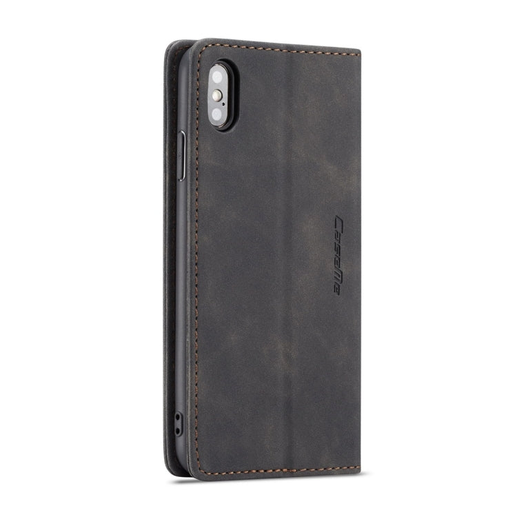For iPhone XS Max CaseMe-013 Multifunctional Retro Frosted Horizontal Flip Leather Case with Card Slot & Holder & Wallet, For iPhone XS Max
