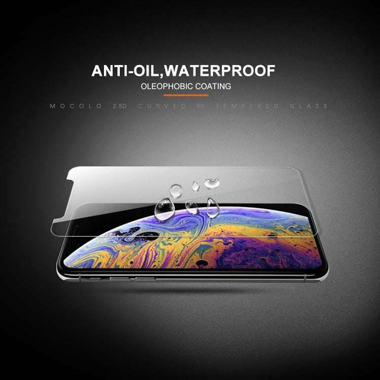 For iPhone 11 Pro Max / XS Max mocolo 0.33mm 9H 2.5D Tempered Glass Film, iPhone XS Max