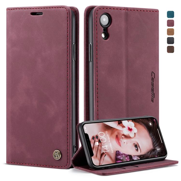 For iPhone XR CaseMe-013 Multifunctional Retro Frosted Horizontal Flip Leather Case with Card Slot & Holder & Wallet, For iPhone XR