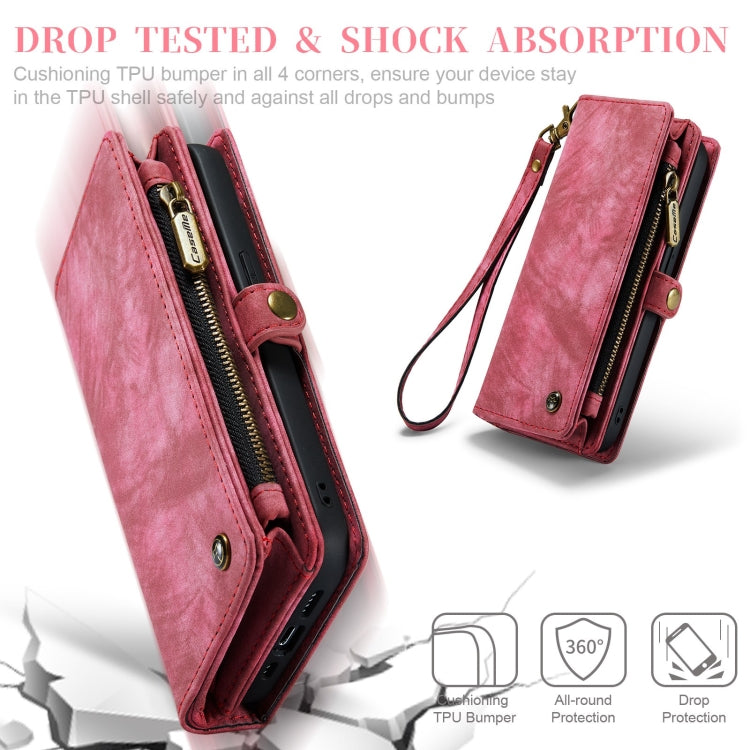 For iPhone XR CaseMe Detachable Multifunctional Horizontal Flip Leather Case with Card Slot & Holder & Zipper Wallet & Photo Frame, For iPhone  XR, For iPhone XR