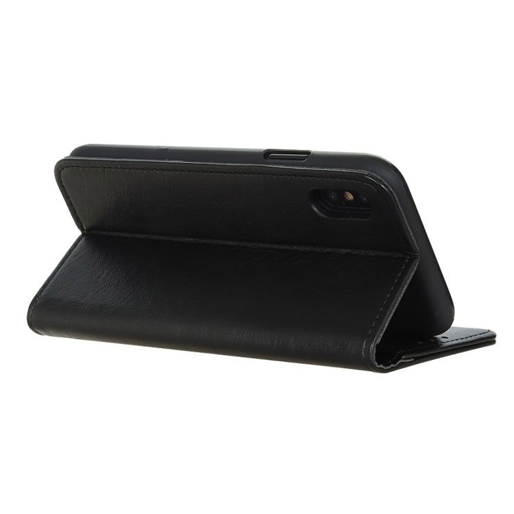 For iPhone XR Magnetic Retro Crazy Horse Texture Horizontal Flip Leather Case with Holder & Card Slots & Wallet, iPhone XR