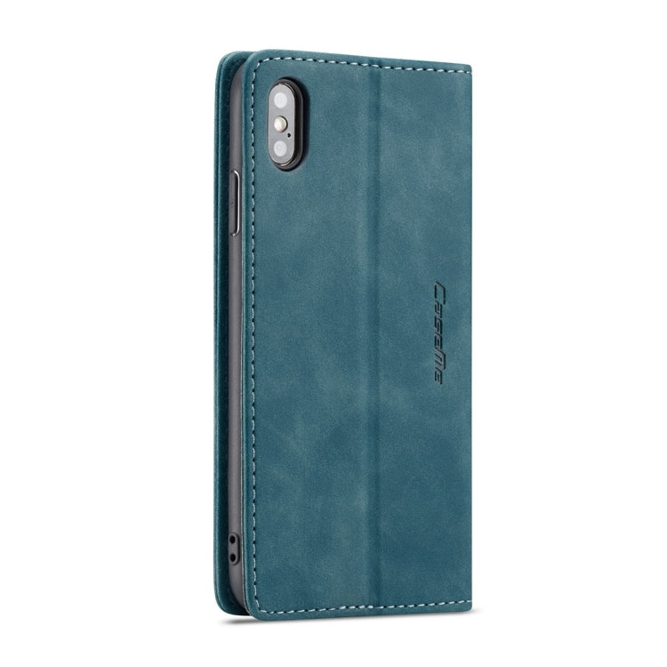 For iPhone X / XS CaseMe-013 Multifunctional Retro Frosted Horizontal Flip Leather Case with Card Slot & Holder & Wallet, For iPhone X / XS
